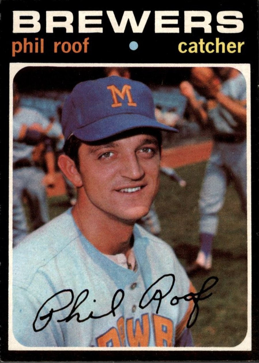 1971 Topps #22 Phil Roof, Milwaukee Brewers