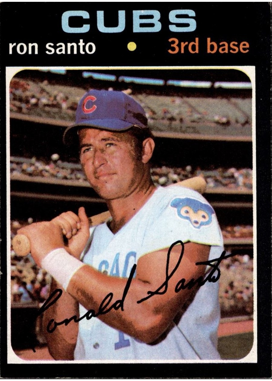 1971 Topps #220 Ron Santo, Chicago Cubs