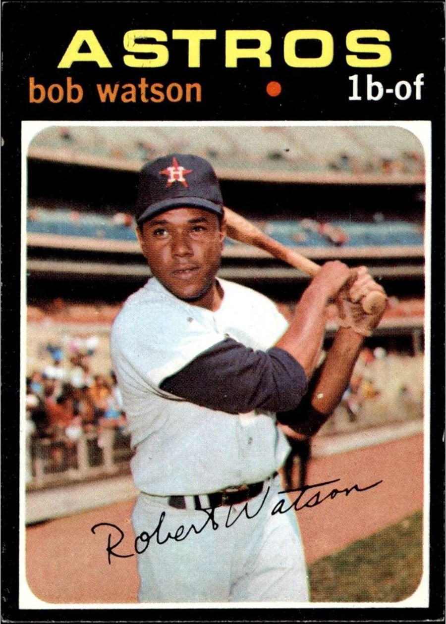 1971 Topps #222 Bob Watson, Houston Astros