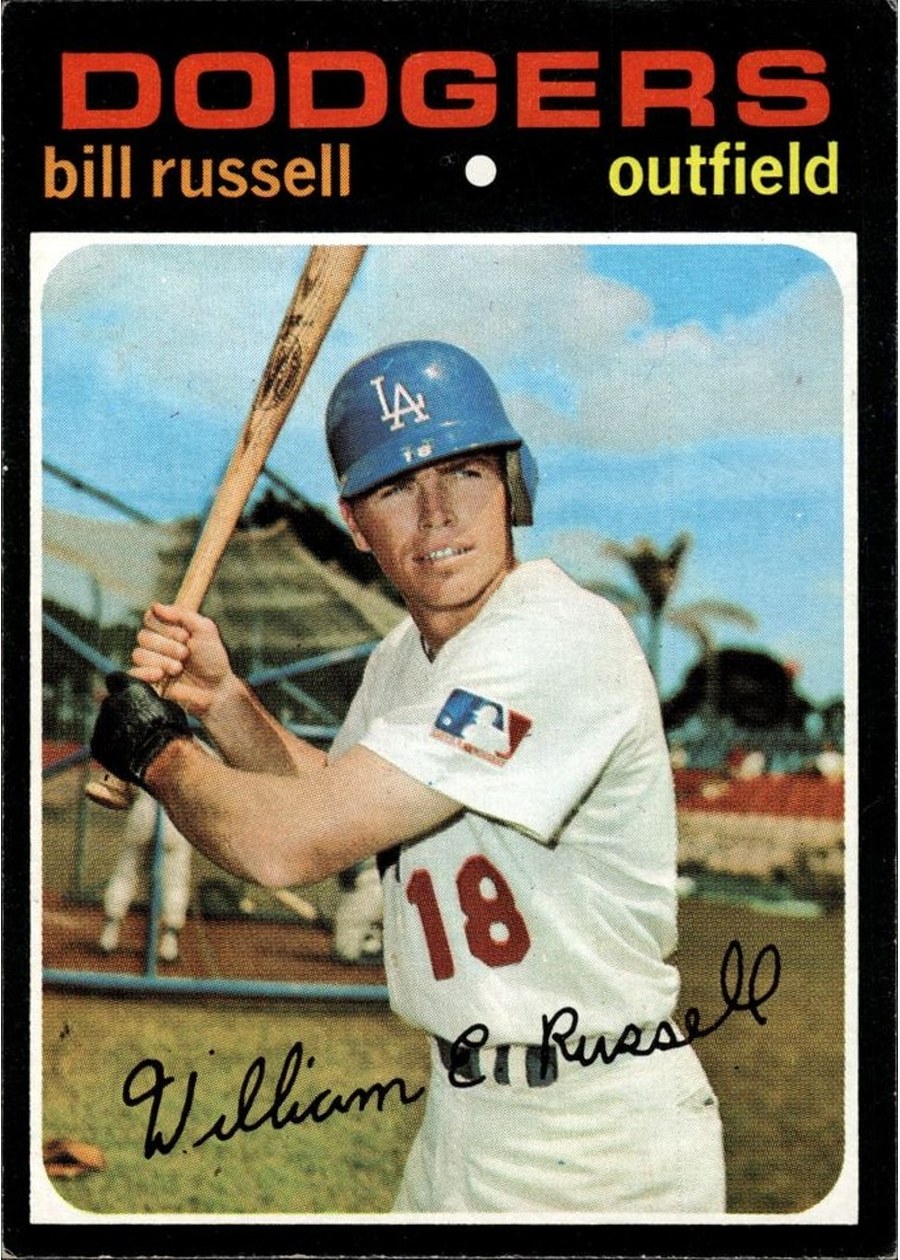 1971 Topps #226 Bill Russell, Los Angeles Dodgers