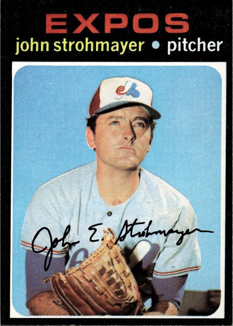 1971 Topps #232 John Strohmayer, Montreal Expos