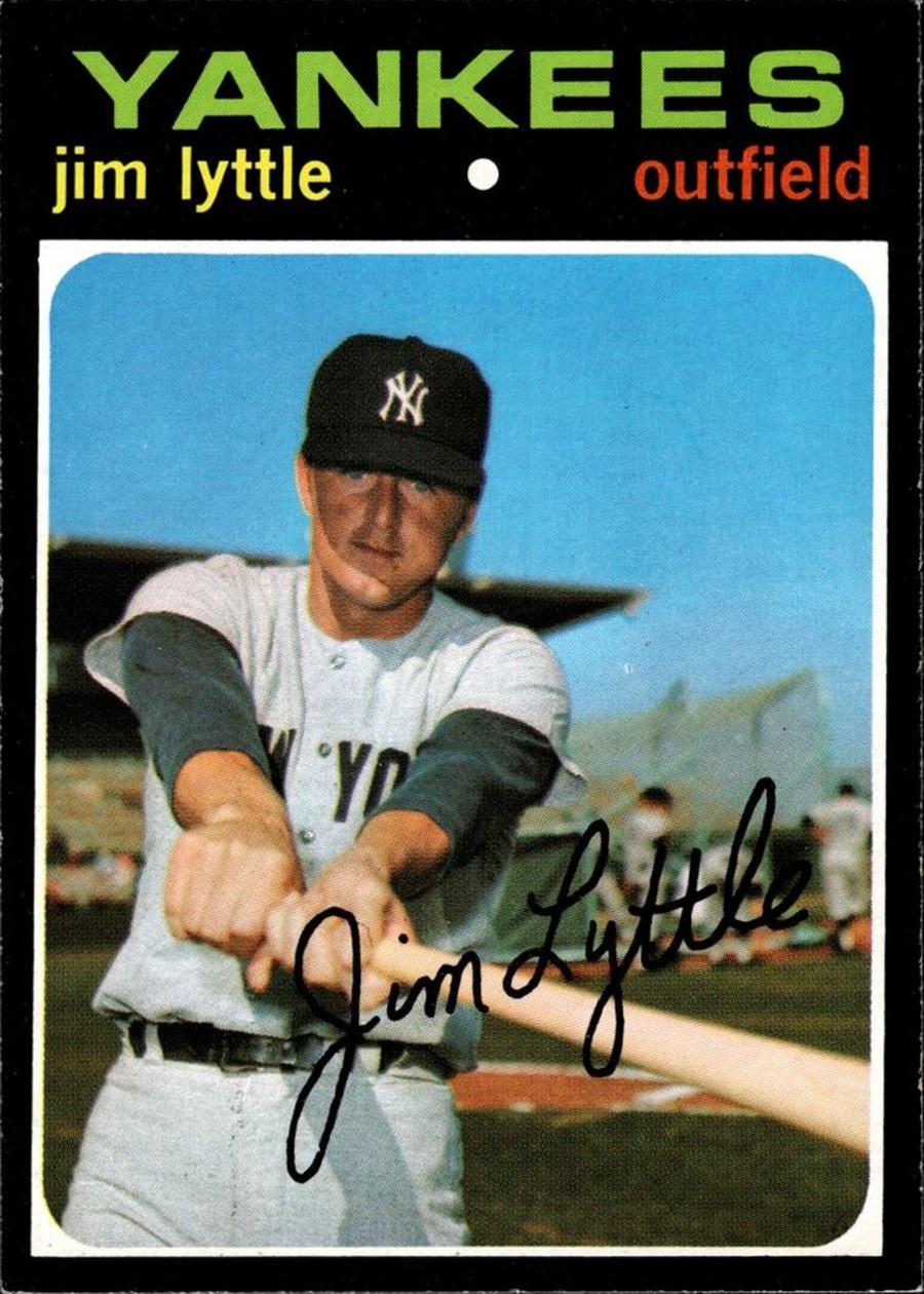 1971 Topps #234 Jim Lyttle, New York Yankees