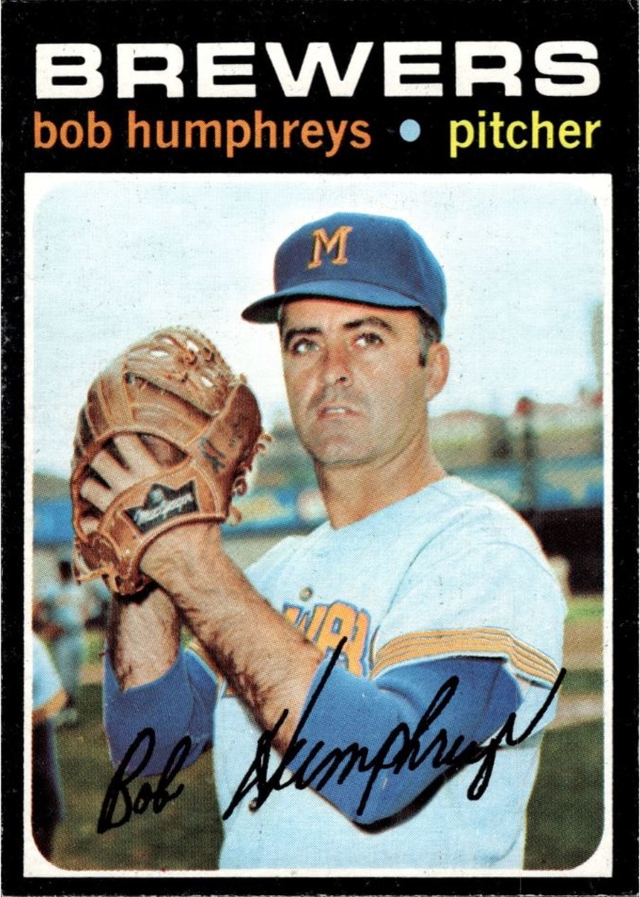 1971 Topps #236 Bob Humphreys, Milwaukee Brewers