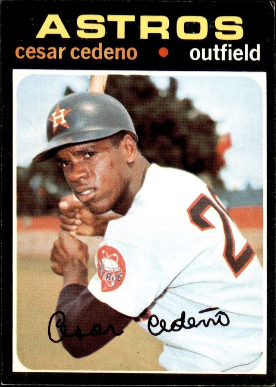 1971 Topps #237 Cesar Cedeno, Houston Astros