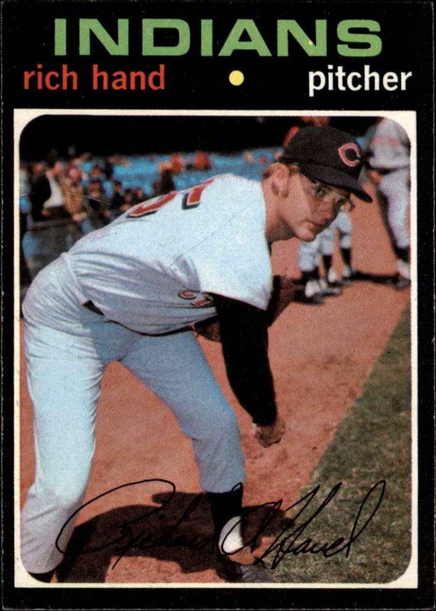 1971 Topps #24 Rich Hand, Cleveland Indians