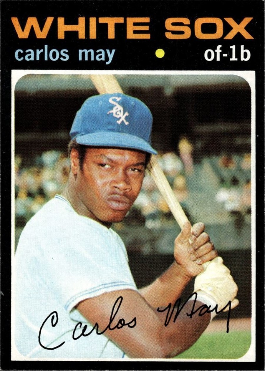 1971 Topps #243 Carlos May, Chicago White Sox