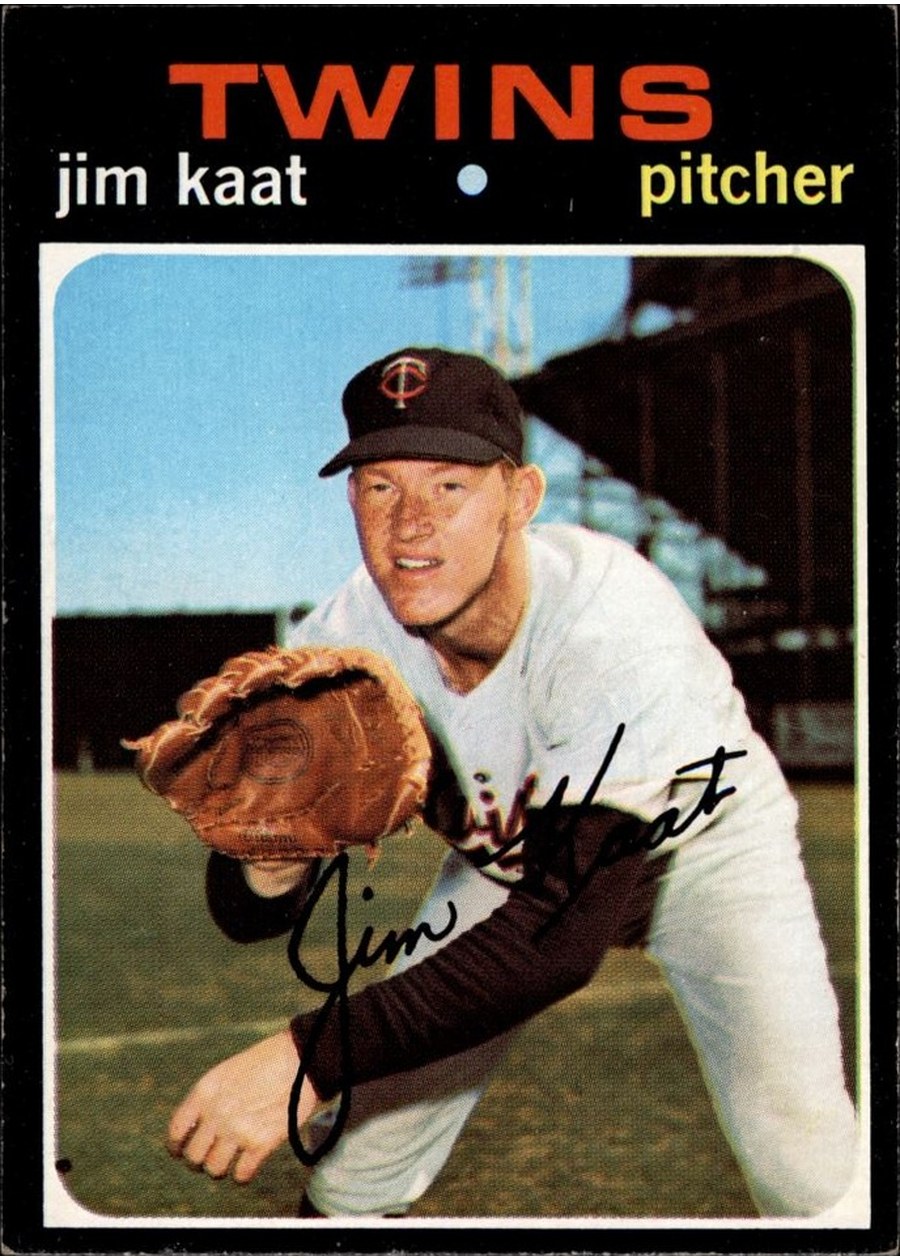 1971 Topps #245 Jim Kaat, Minnesota Twins