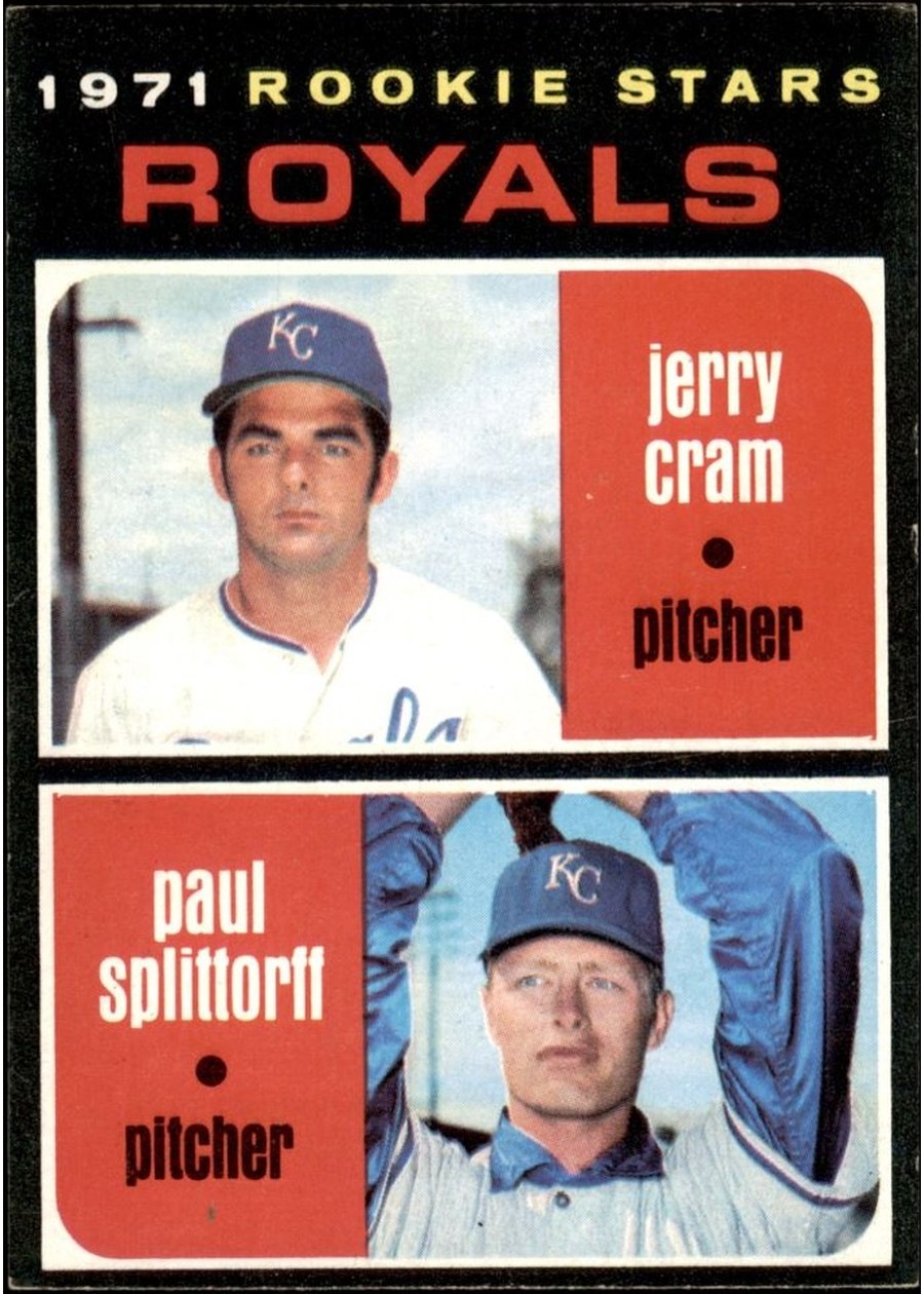 1971 Topps #247 Royals 1971 Rookie Stars, Kansas City Royals