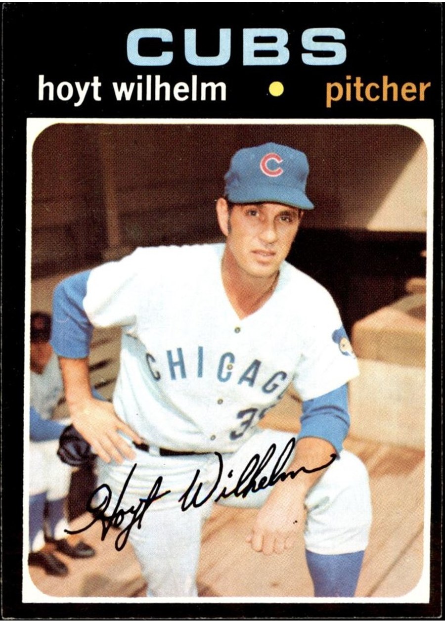 1971 Topps #248 Hoyt Wilhelm, Chicago Cubs