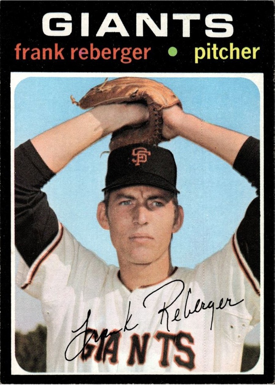 1971 Topps #251 Frank Reberger, San Francisco Giants