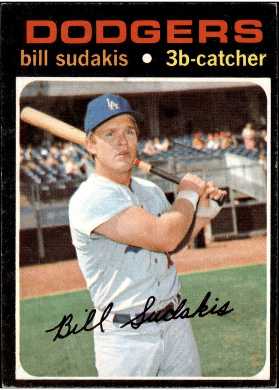 1971 Topps #253 Bill Sudakis, Los Angeles Dodgers