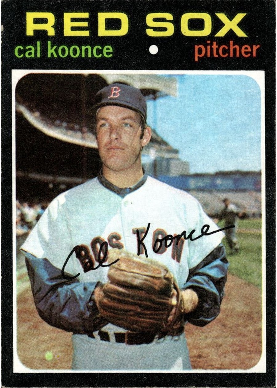 1971 Topps #254 Cal Koonce, Boston Red Sox