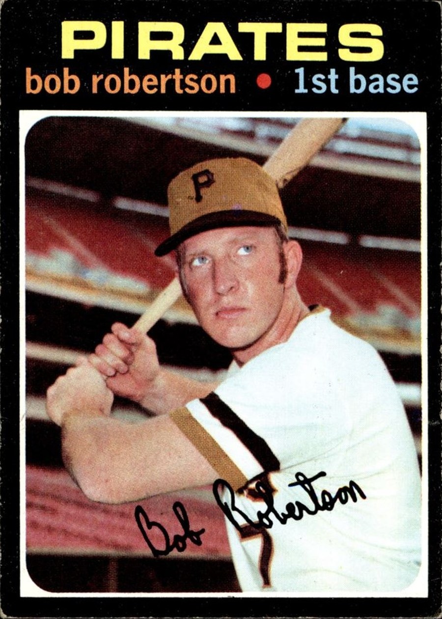 1971 Topps #255 Bob Robertson, Pittsburgh Pirates