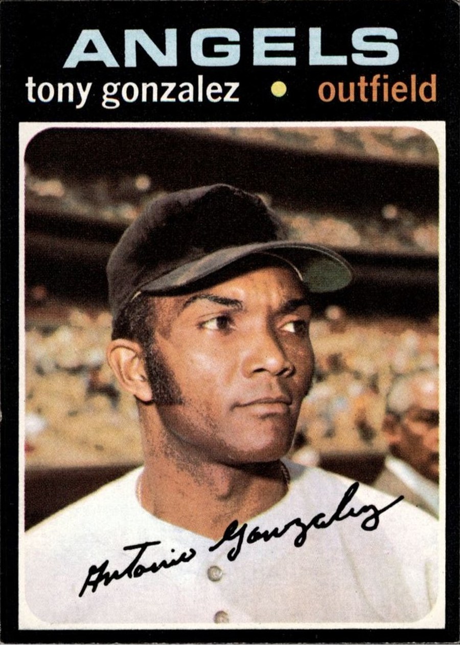 1971 Topps #256 Tony Gonzalez, California Angels
