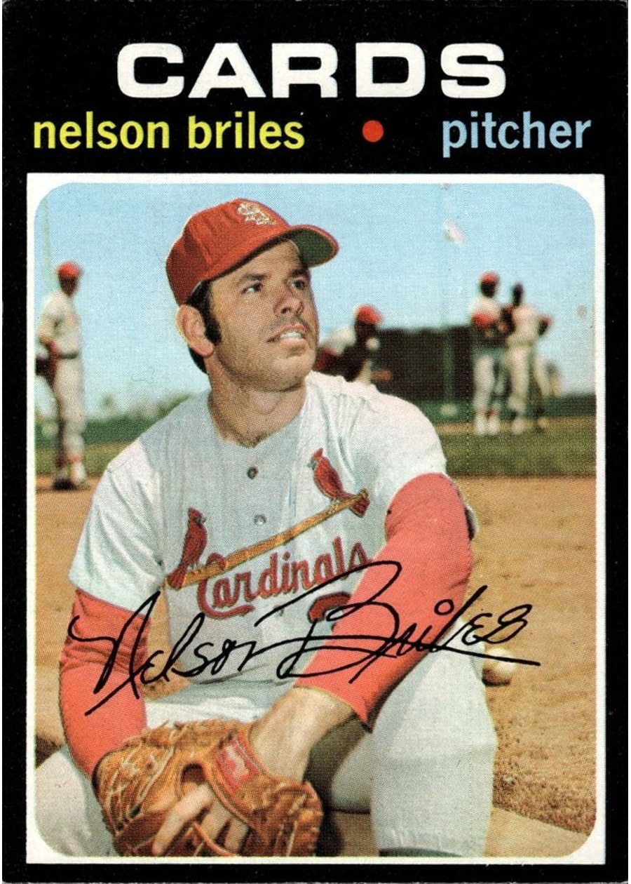 1971 Topps #257 Nelson Briles, St. Louis Cardinals