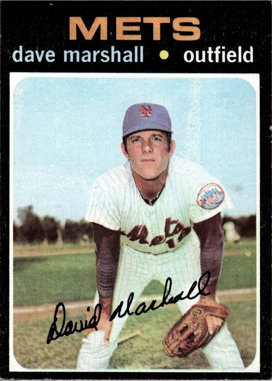 1971 Topps #259 Dave Marshall, New York Mets