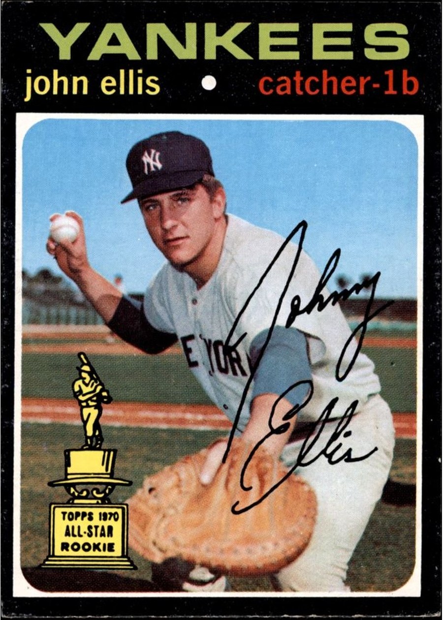 1971 Topps #263 John Ellis, New York Yankees
