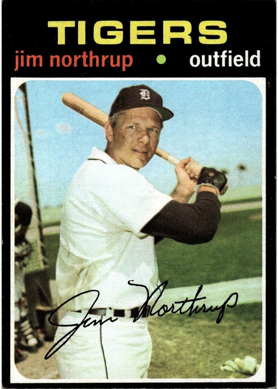 1971 Topps #265 Jim Northrup, Detroit Tigers