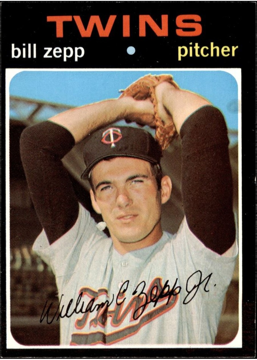 1971 Topps #271 Bill Zepp, Minnesota Twins