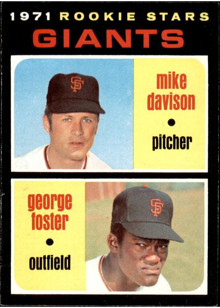 1971 Topps #276 Giants 1971 Rookie Stars, San Francisco Giants