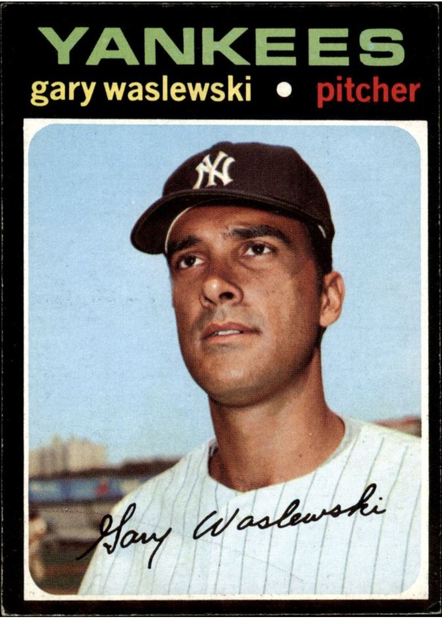 1971 Topps #277 Gary Waslewski, New York Yankees