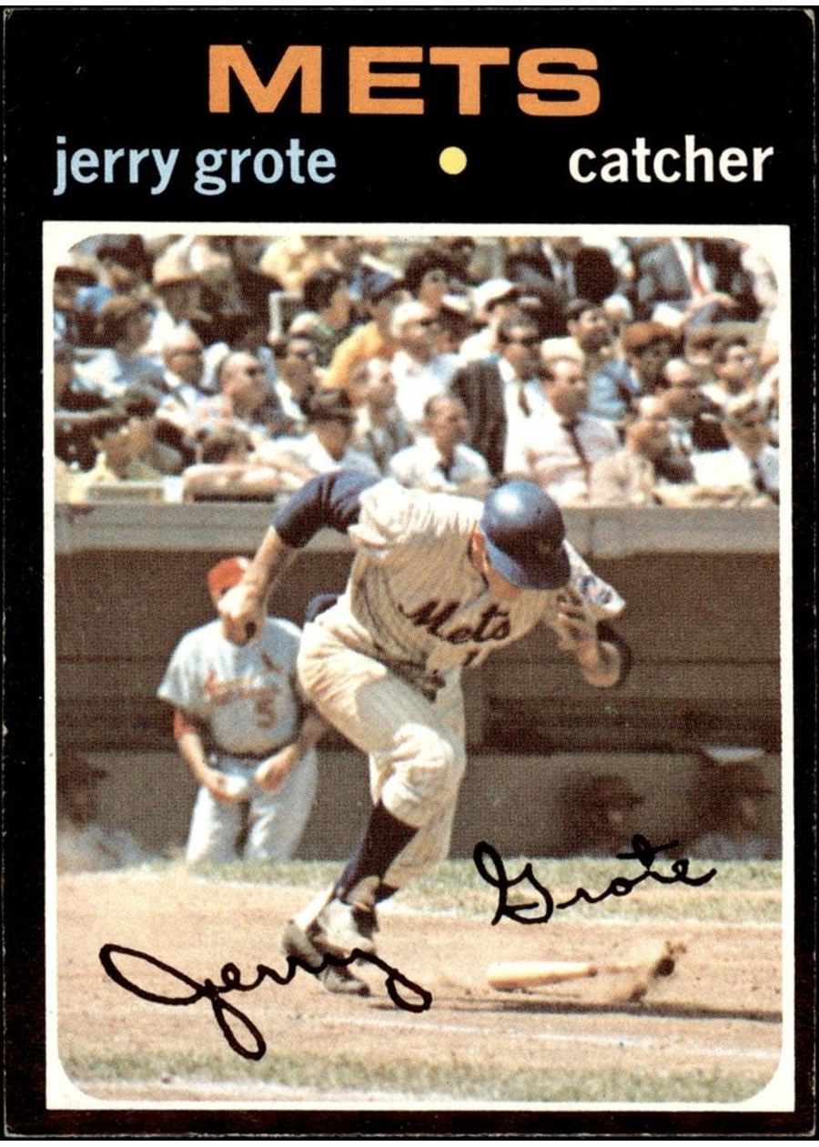 1971 Topps #278 Jerry Grote, New York Mets