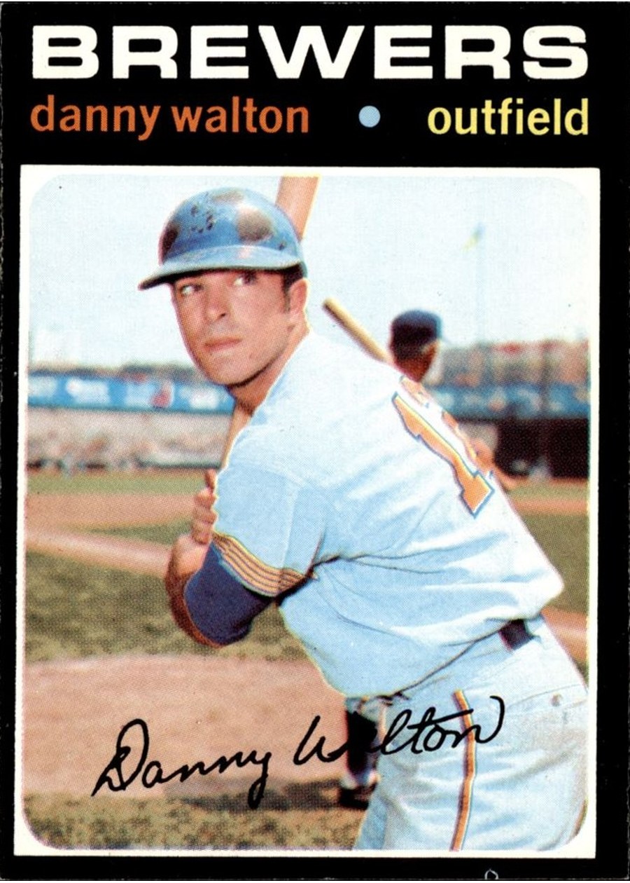 1971 Topps #281 Danny Walton, Milwaukee Brewers