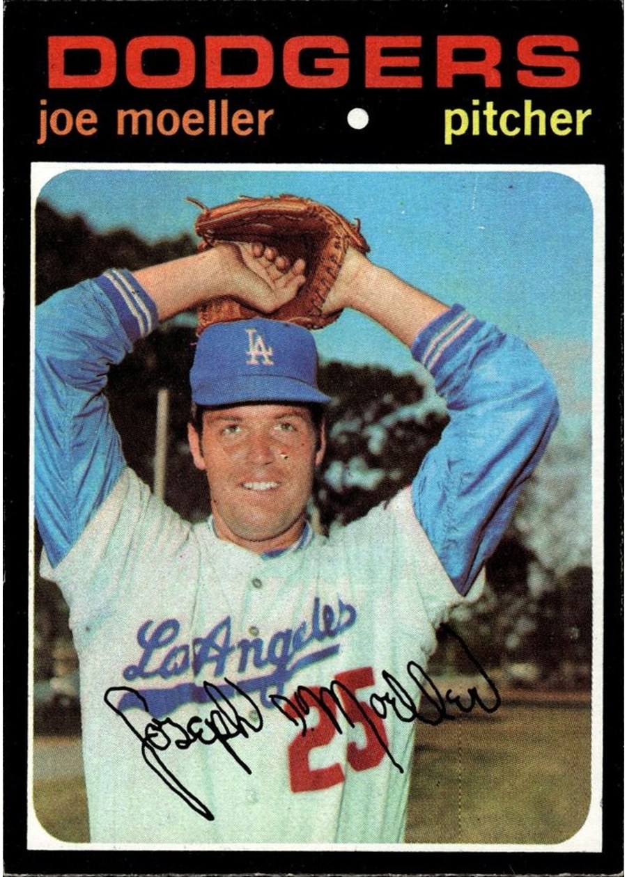 1971 Topps #288 Joe Moeller, Los Angeles Dodgers