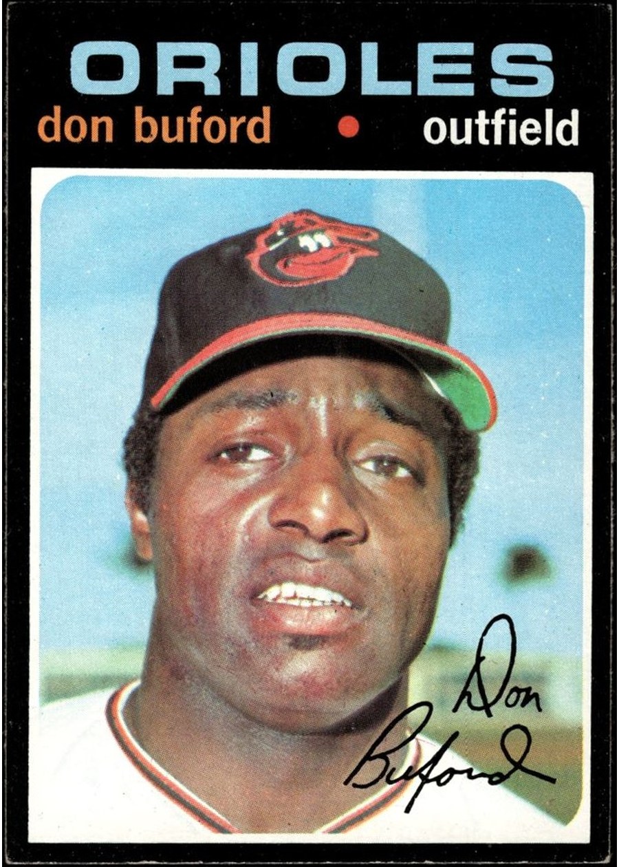 1971 Topps #29 Don Buford, Baltimore Orioles