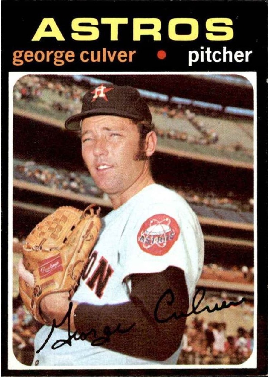 1971 Topps #291 George Culver, Houston Astros