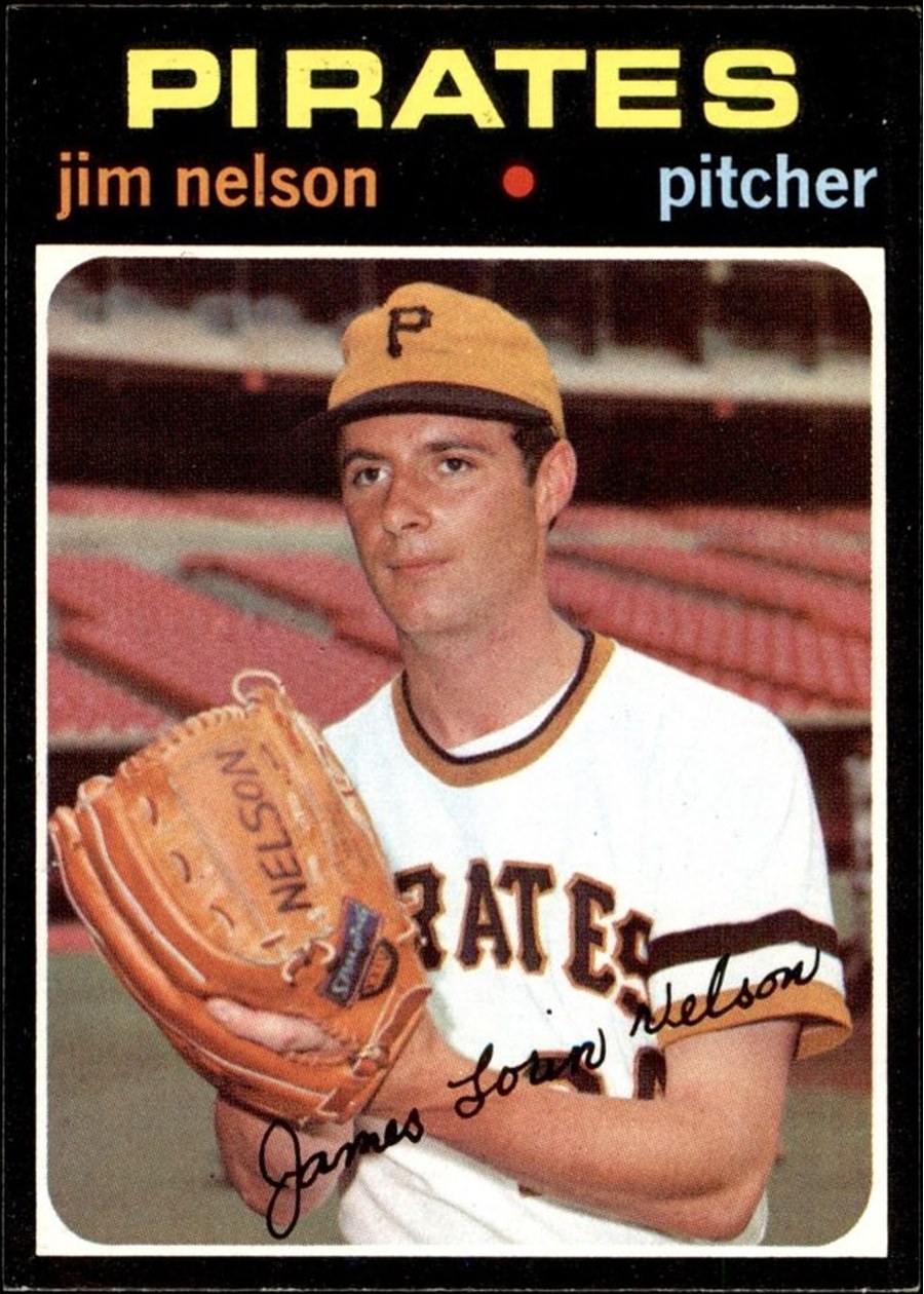 1971 Topps #298 Jim Nelson, Pittsburgh Pirates