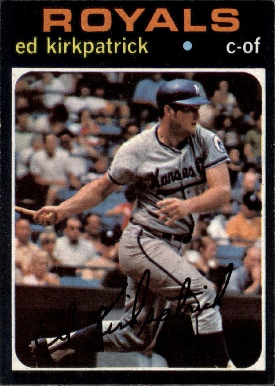 1971 Topps #299 Ed Kirkpatrick, Kansas City Royals