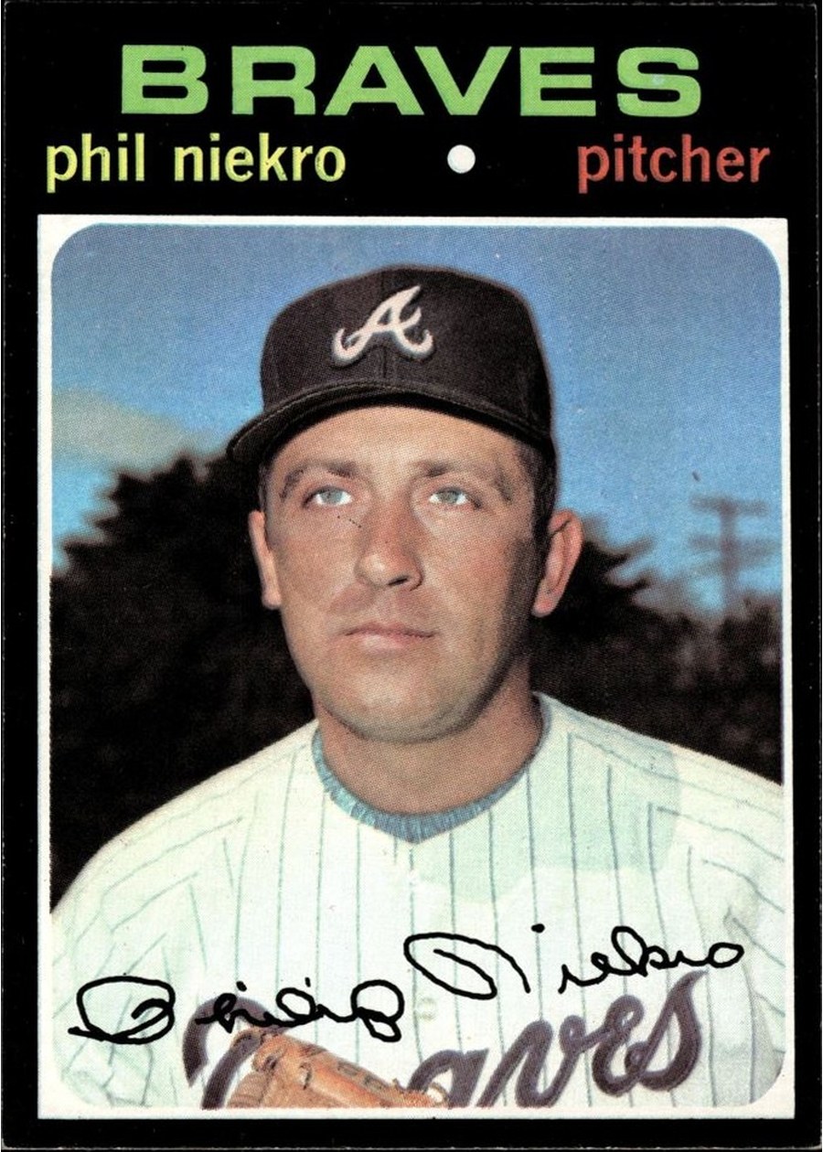 1971 Topps #30 Phil Niekro, Atlanta Braves