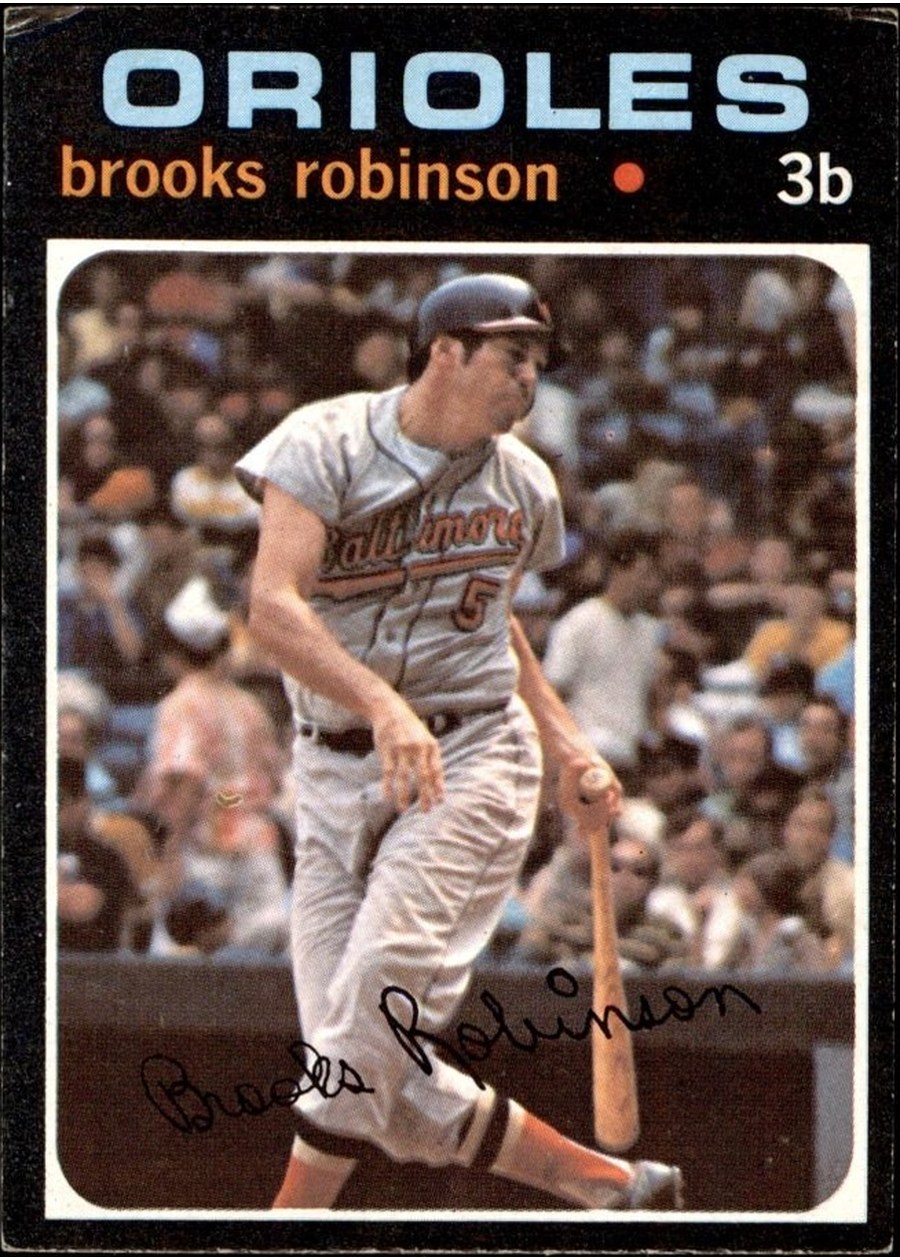 1971 Topps #300 Brooks Robinson, Baltimore Orioles