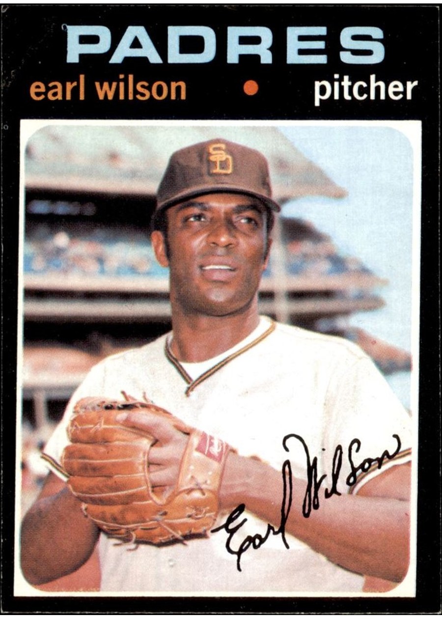1971 Topps #301 Earl Wilson, San Diego Padres