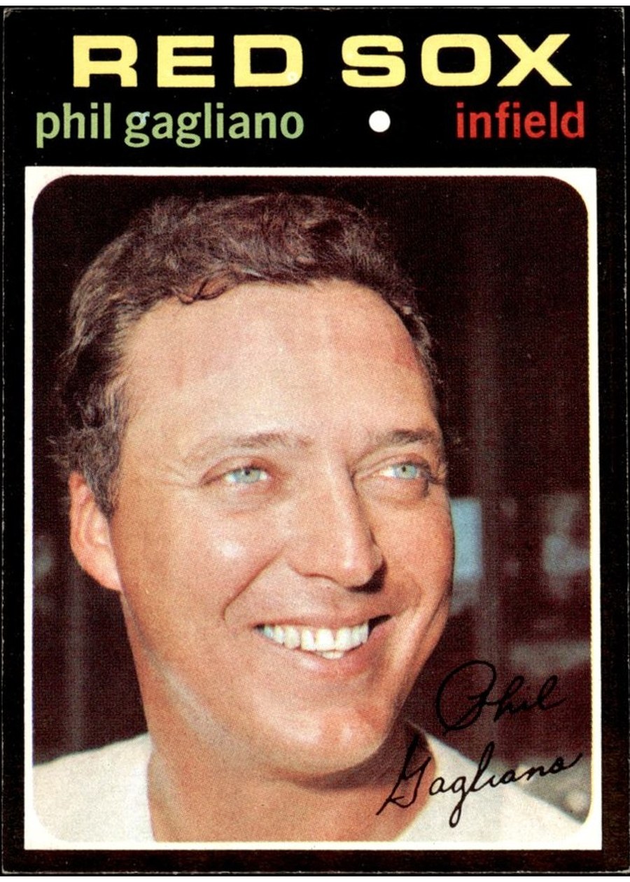 1971 Topps #302 Phil Gagliano, Boston Red Sox