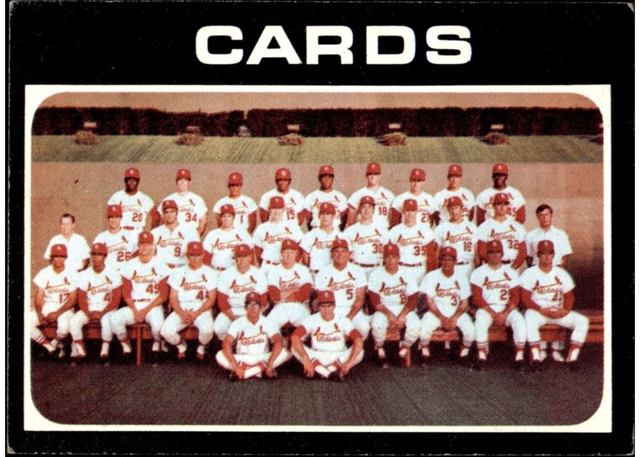 1971 Topps #308 St. Louis Cardinals