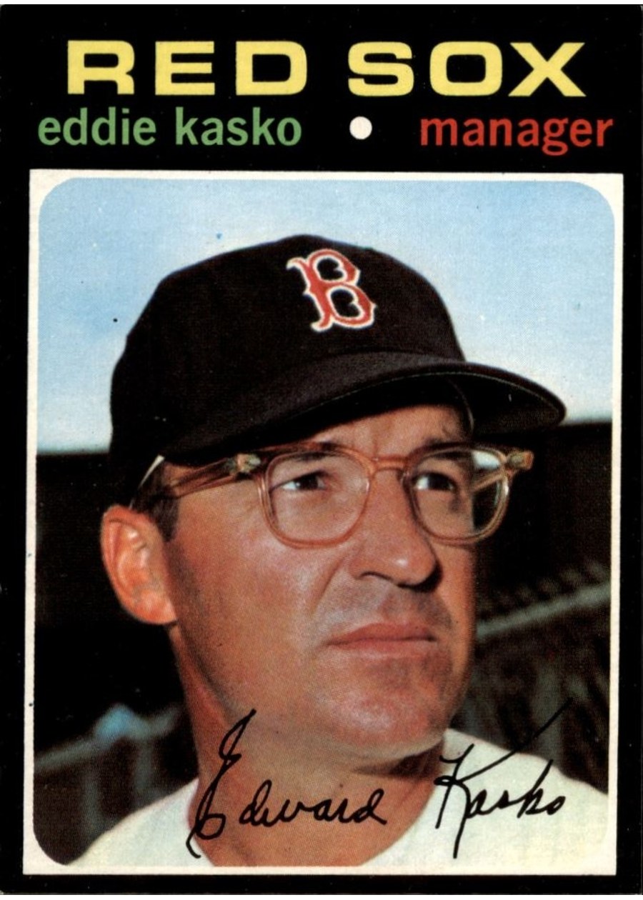1971 Topps #31 Eddie Kasko, Boston Red Sox