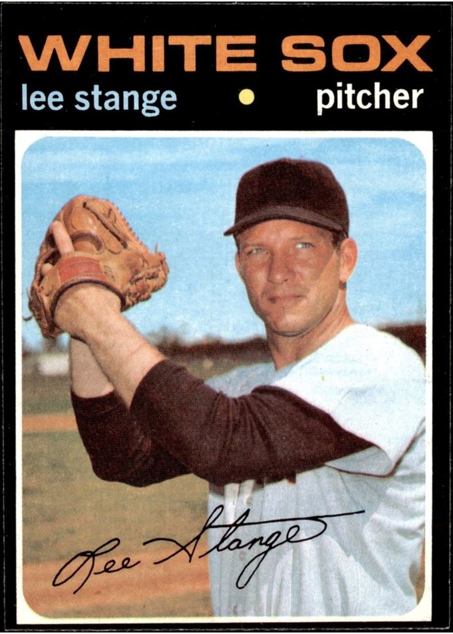 1971 Topps #311 Lee Stange, Chicago White Sox