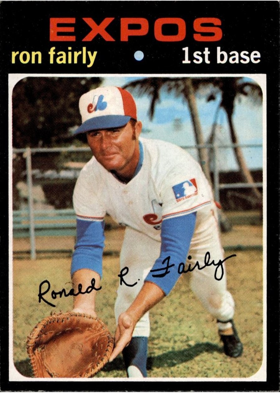 1971 Topps #315 Ron Fairly, Montreal Expos