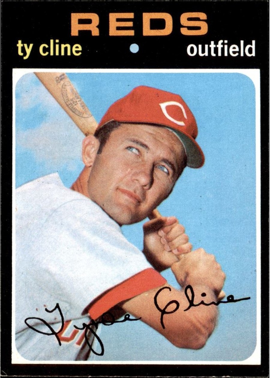 1971 Topps #319 Ty Cline, Cincinnati Reds
