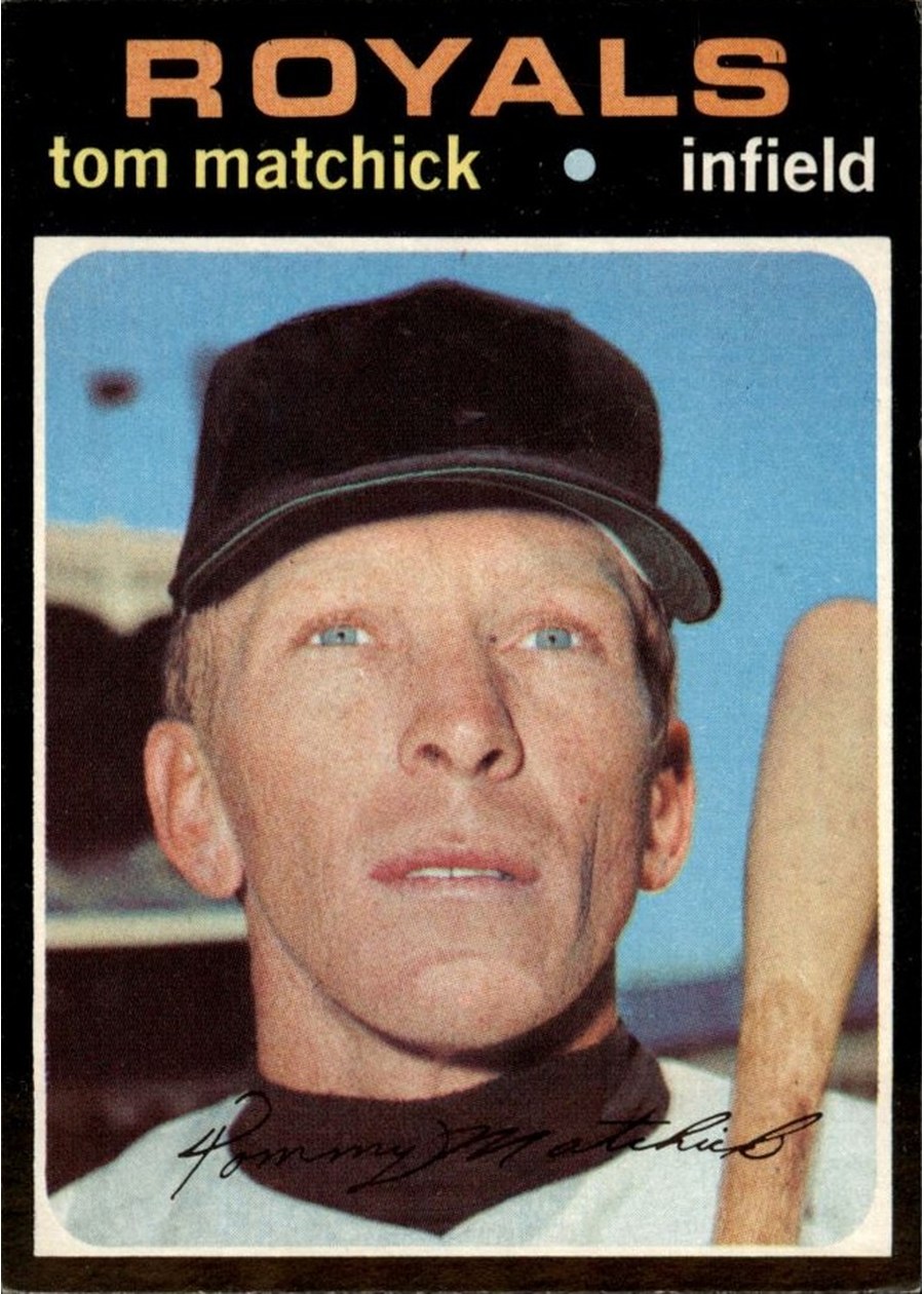 1971 Topps #321 Tom Matchick, Kansas City Royals