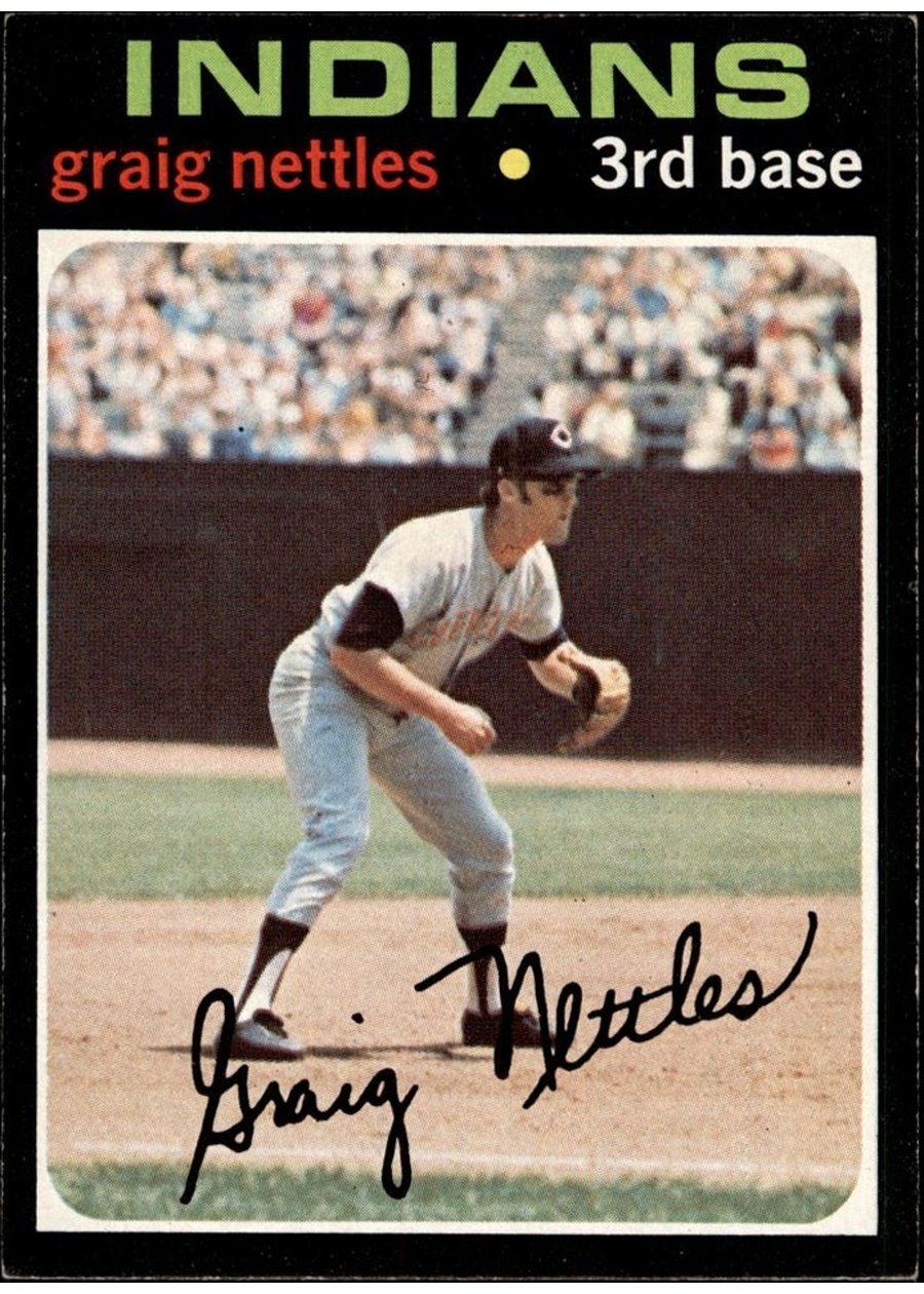 1971 Topps #324 Graig Nettles, Cleveland Indians