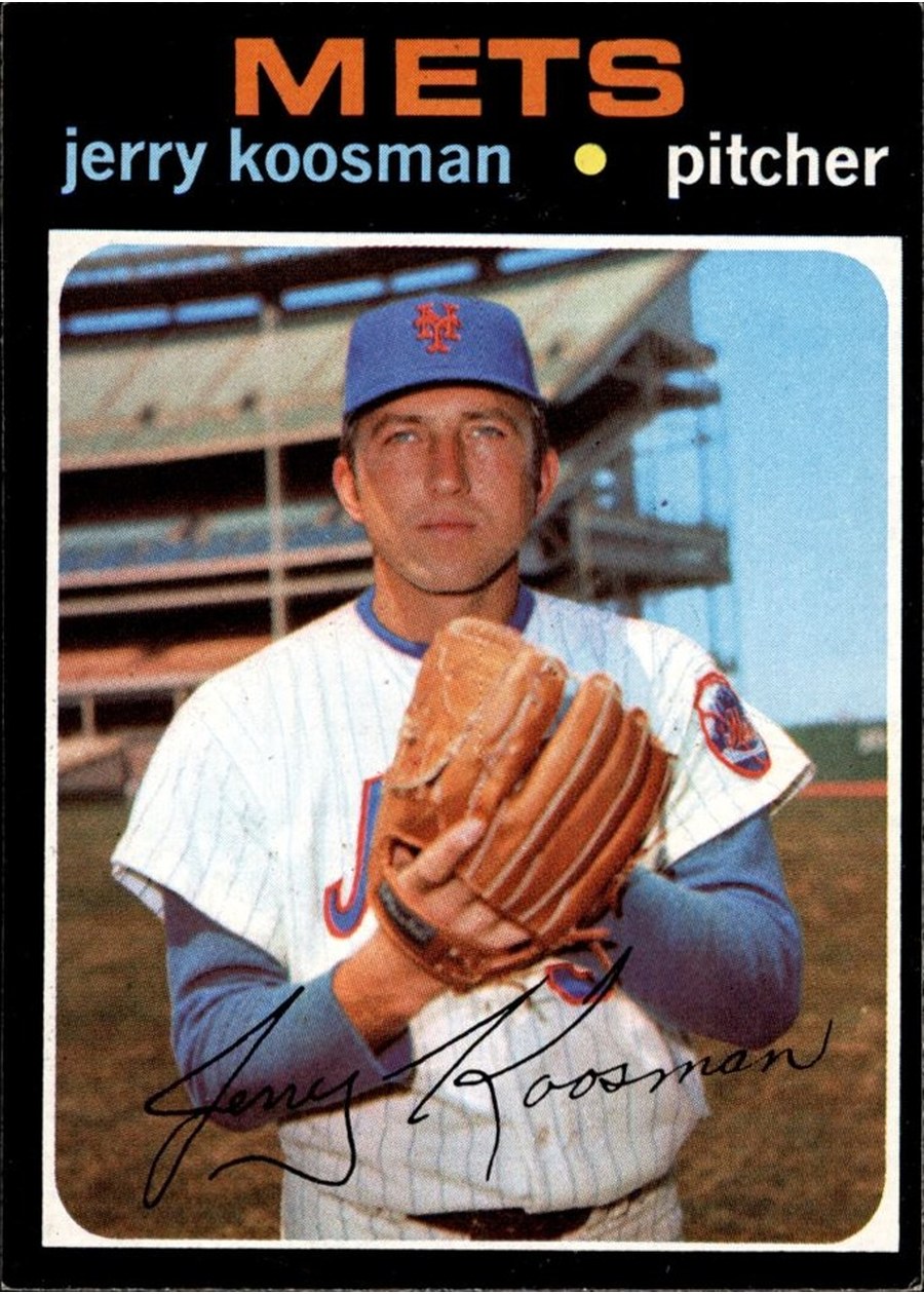1971 Topps #335 Jerry Koosman, New York Mets