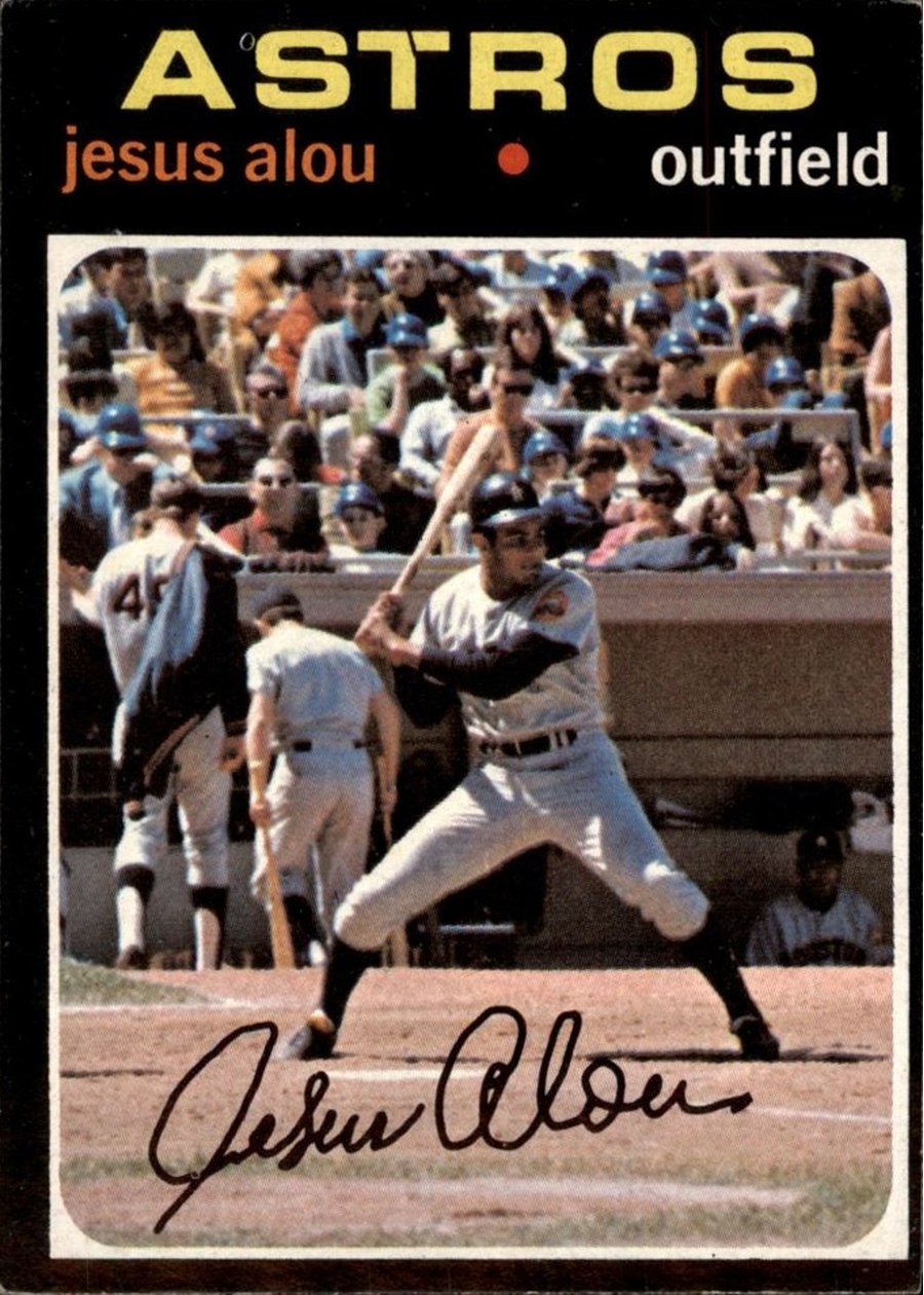 1971 Topps #337 Jesus Alou, Houston Astros