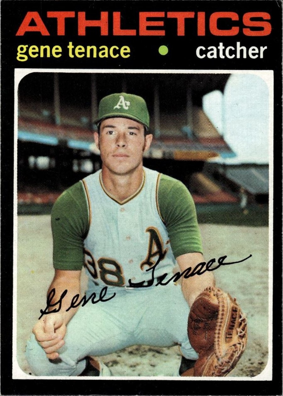 1971 Topps #338 Gene Tenace, Oakland Athletics