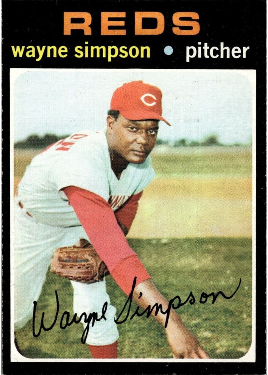 1971 Topps #339 Wayne Simpson, Cincinnati Reds