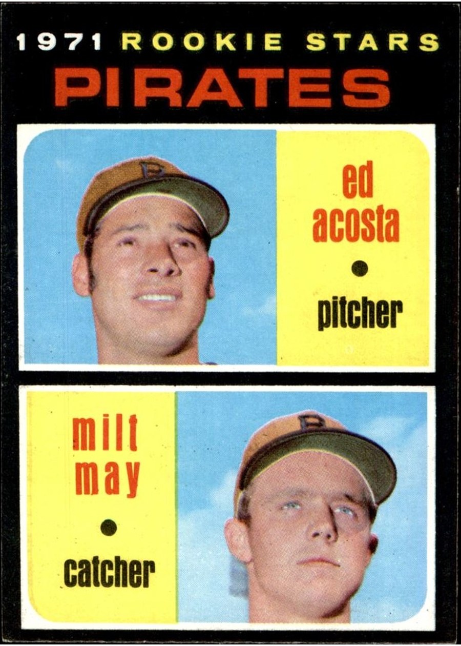 1971 Topps #343 Pirates 1971 Rookie Stars, Pittsburgh Pirates