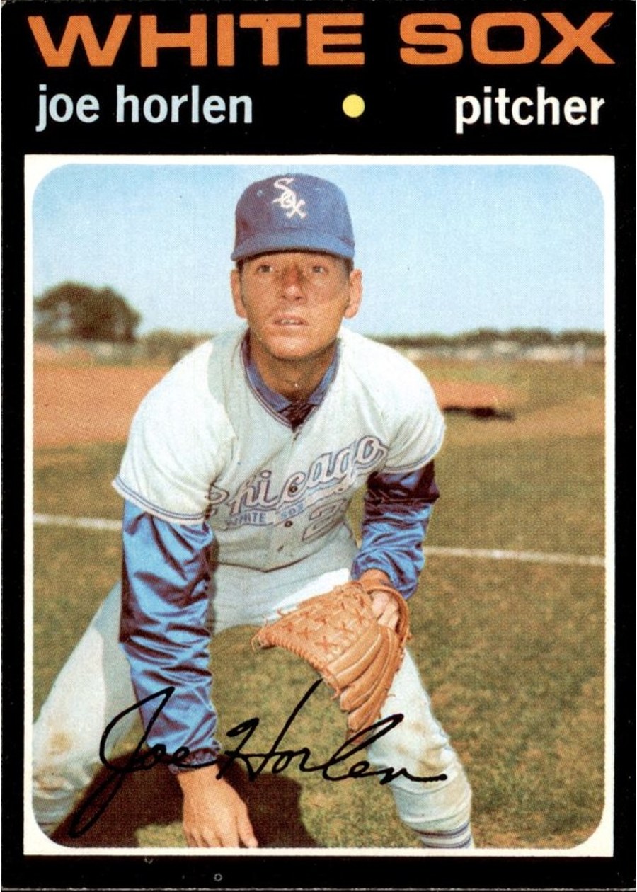 1971 Topps #345 Joe Horlen, Chicago White Sox