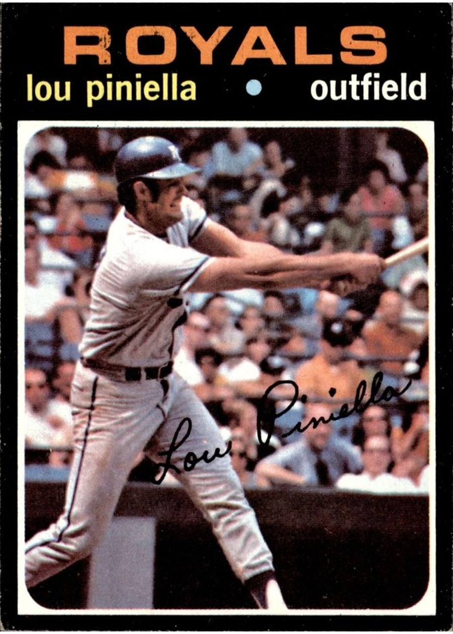 1971 Topps #35 Lou Piniella, Kansas City Royals